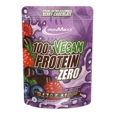 IronMaxx 100% VEGAN PROTEIN ZERO, 500 g Beutel – 500g