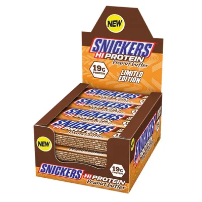 Mars SNICKERS HI PROTEIN PEANUT BAR, 12x 57 g Riegel