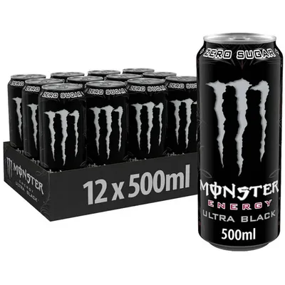 Monster Energy MONSTER ULTRA, 12x 500 ml Dose – 6000ml