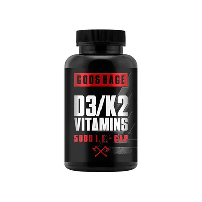 Gods Rage D3/K2 VITAMINS, 90 Kapseln