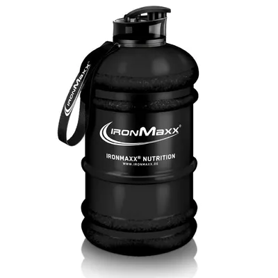 IronMaxx WATER GALLON Frosted Black, Inhalt 2200 ml