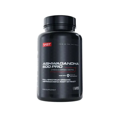 Vast ASHWAGANDHA 600 PRO, 120 Veg Caps