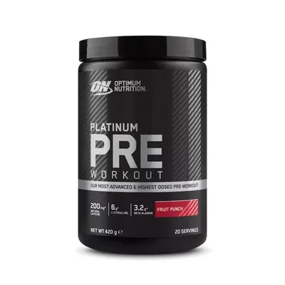 Optimum Nutrition PLATINUM PRE WORKOUT, 420 g Dose