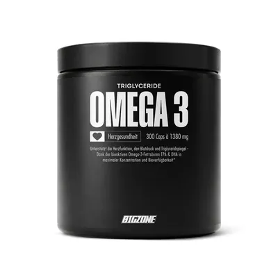 BigZone OMEGA 3 FURY TRIGLYCERIDE, 300 Kapseln