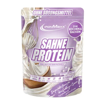 IronMaxx SAHNE PROTEIN, 500 g Beutel