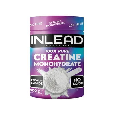 Inlead 100% PURE CREATINE MONOHYDRATE, 500 g Dose