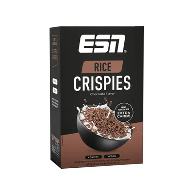 ESN RICE CRISPIES, 2x 375 g Beutel, Chocolate