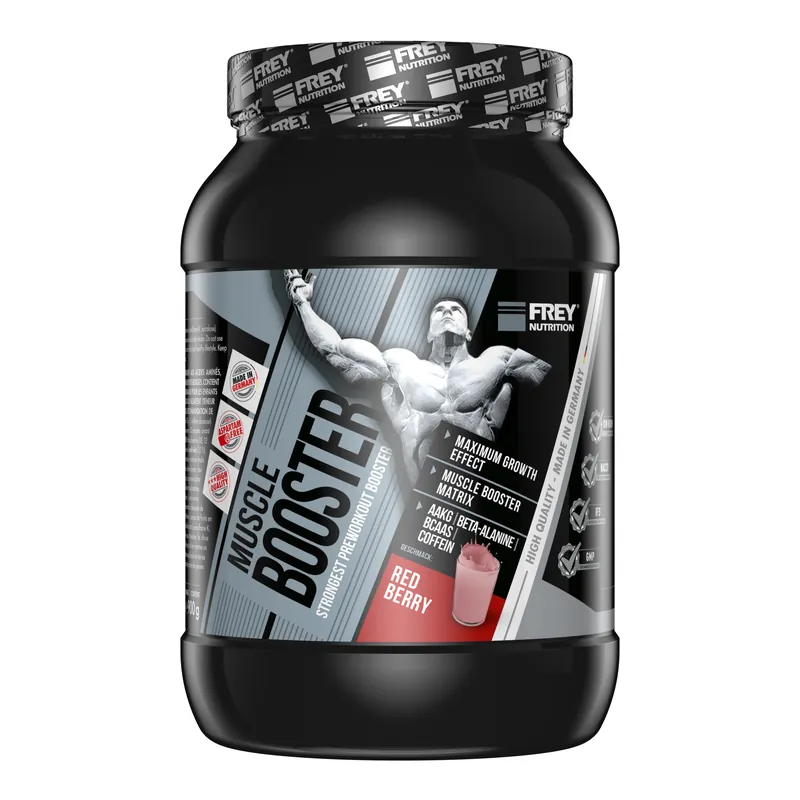 FREY Nutrition Muscle Booster Red Berry (900g) – 900 g