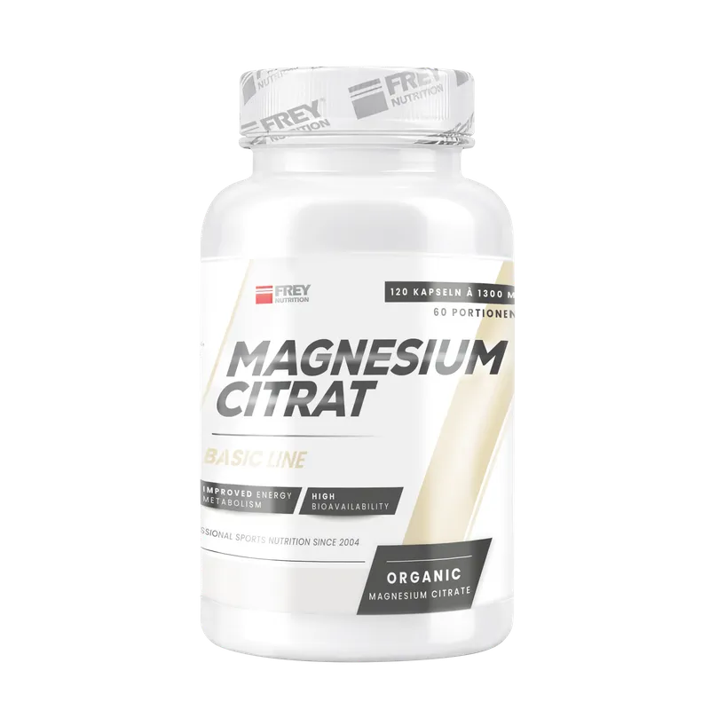 Frey Nutrition - Magnesium Citrat Caps - 120 Kapseln