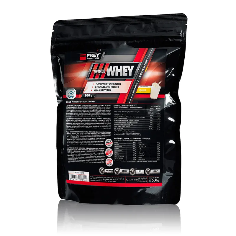 TRIPLE WHEY Vanille / 500g Beutel