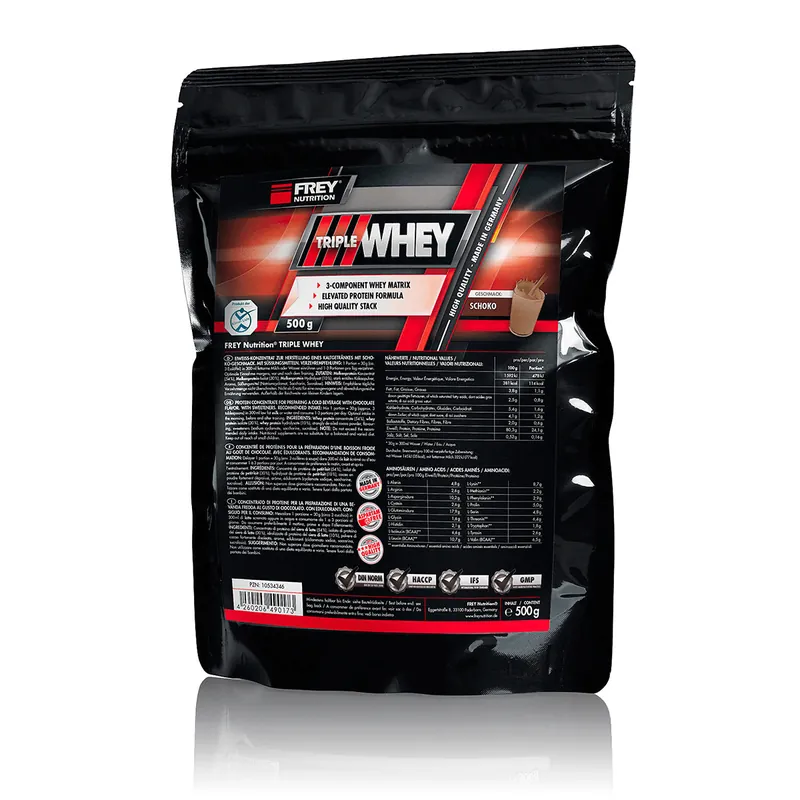 TRIPLE WHEY Schoko / 500g Beutel
