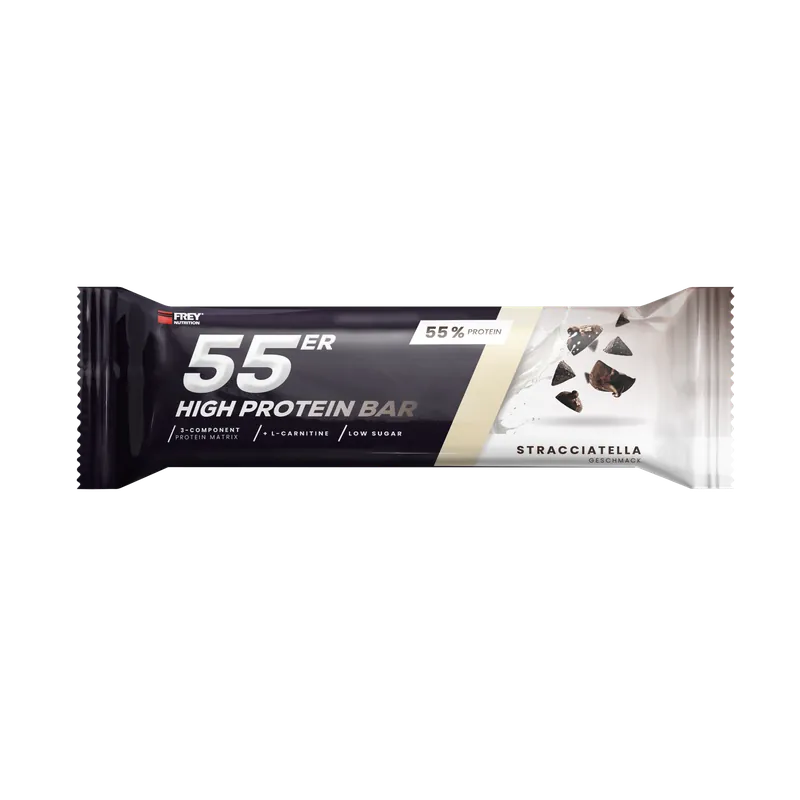 55ER - HIGH PROTEIN BAR Stracciatella / 1 x 50g Riegel