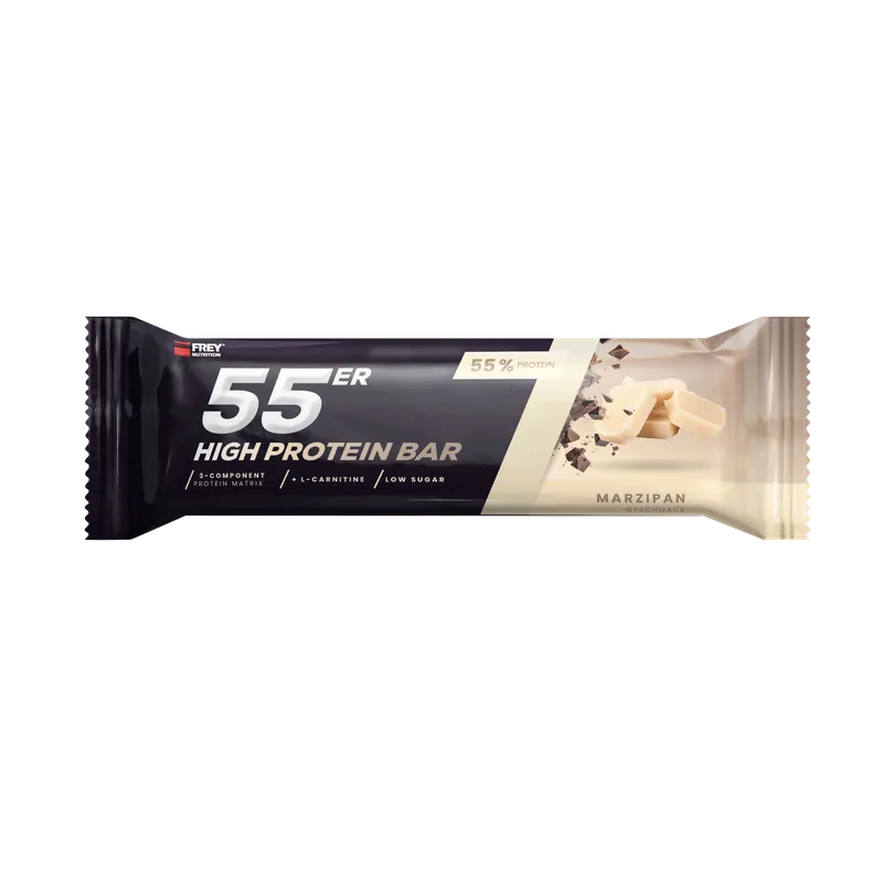 55ER - HIGH PROTEIN BAR Marzipan / 1 x 50g Riegel