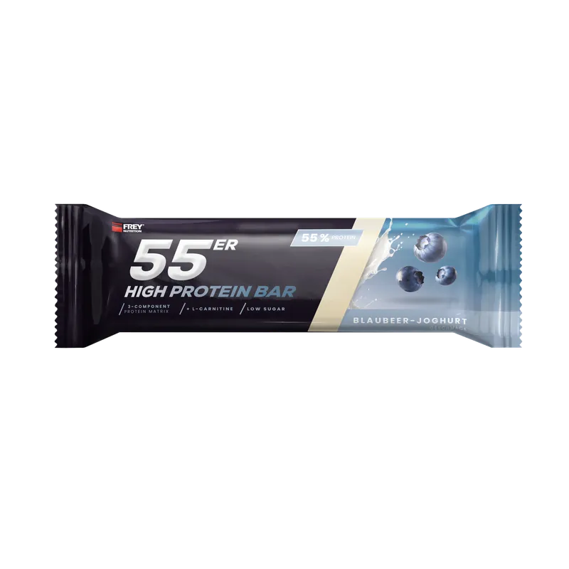 55ER - HIGH PROTEIN BAR Blaubeer-Joghurt / 1 x 50g Riegel