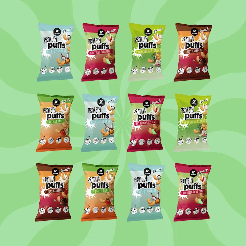 Probierbox - Protein Puffs 12 Stück