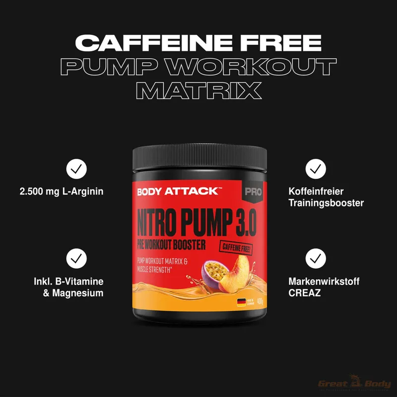 Body Attack Nitro Pump 3.0 400g