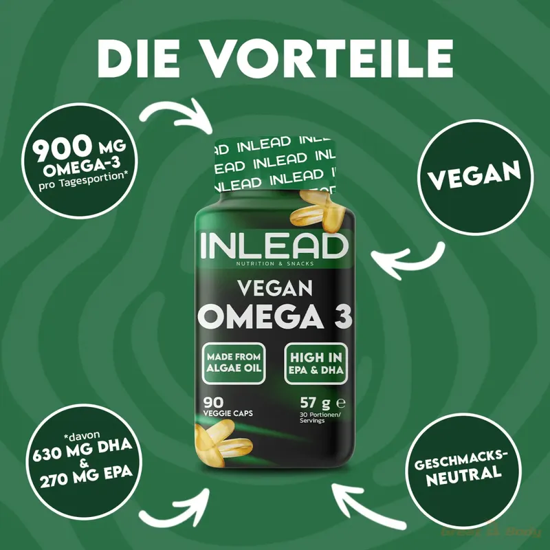 Inlead Vegan Omega-3 90 Caps