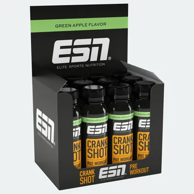 ESN Crank Pump Shot, 12x95 ml - Green Apple