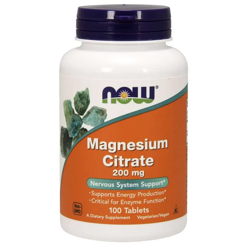 Magnesiumcitrat 200 mg - NOW Foods