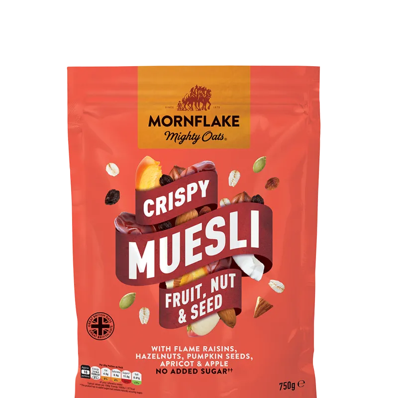 Knuspermüsli Obst, Nüsse & Samen 750g - Mornflake