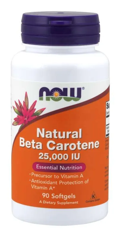 Beta Carotin Natural 7.500 mcg - NOW Foods