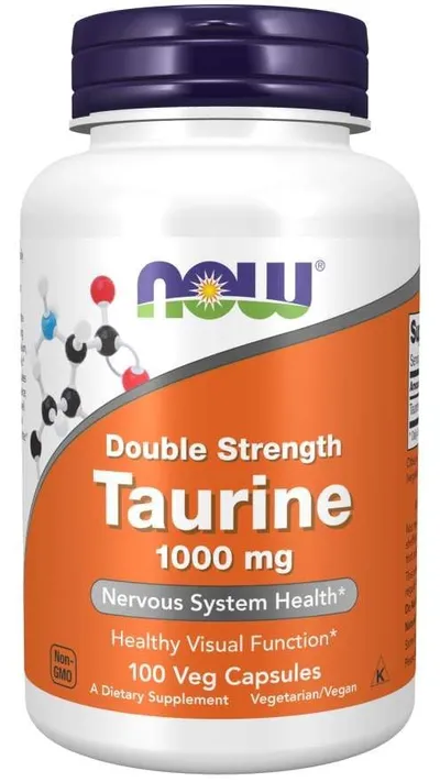 Now Foods Taurin Double Strength 1000 mg - NOW Foods – NOW Foods 100 Kapseln