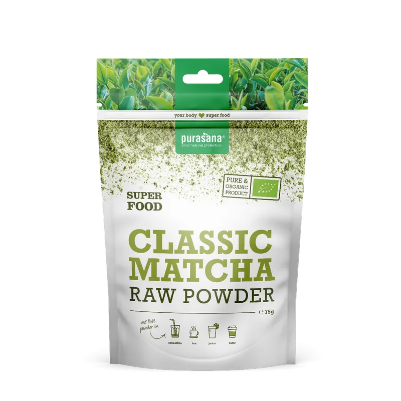 BIO Classic Matcha Raw Pulver - Purasana