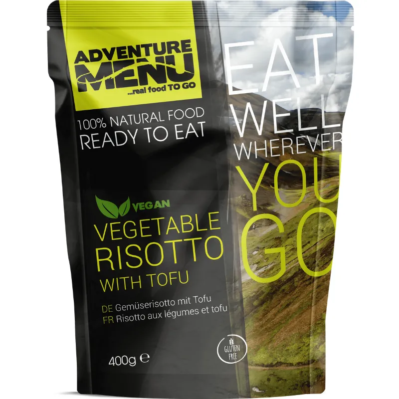 Adventure Menu Vegetable risotto with tofu - Adventure Menu – Adventure Menu 400 g