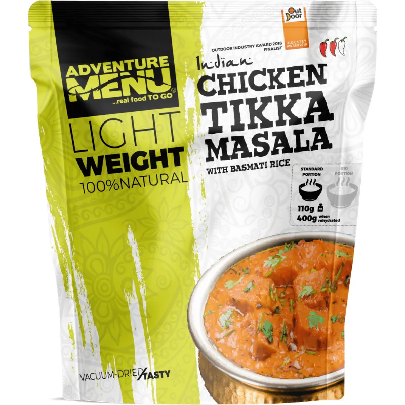 Adventure Menu Chicken Tikka Masala with Basmati rice - Adventure Menu – Adventure Menu 120 g