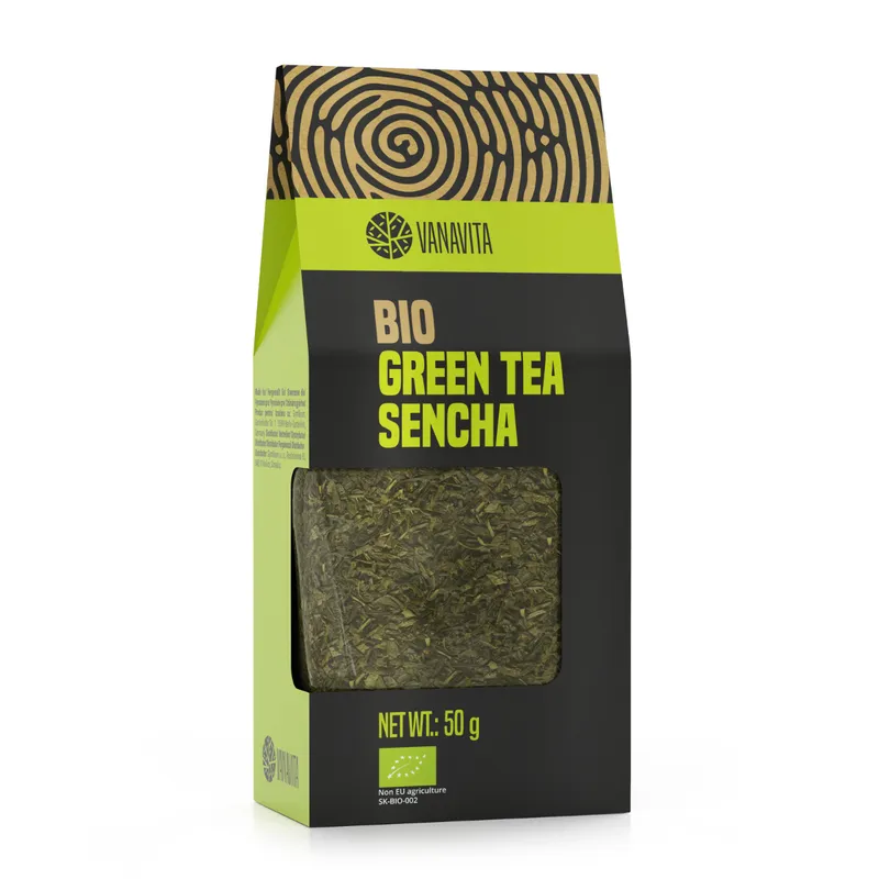 GymBeam BIO BIO Grüner Tee - Sencha - VanaVita – VanaVita 50 g