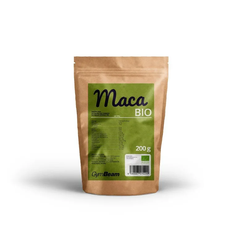BIO Gelatiniertes Maca-Pulver - GymBeam