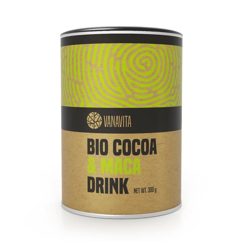 GymBeam BIO BIO Kakao & Maca Drink - VanaVita – VanaVita 300 g
