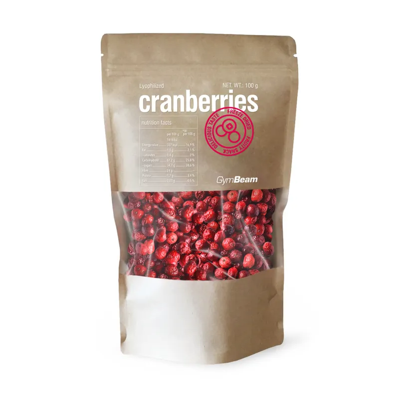 Gefriergetrocknete Preiselbeeren - GymBeam