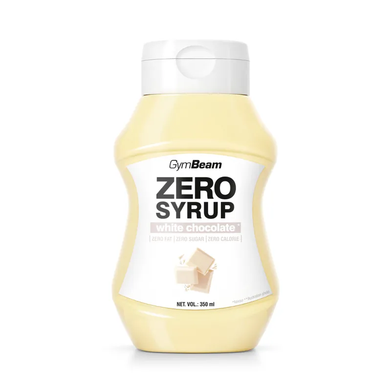 ZERO SYRUP Weiße Schokolade - GymBeam