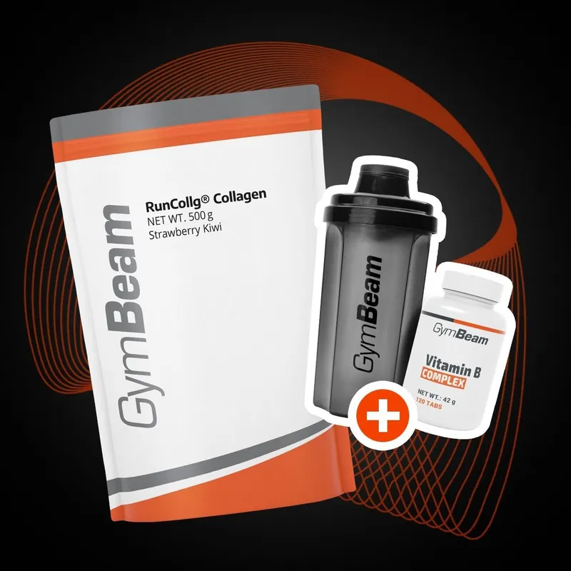 GymBeam Hydrolysiertes Kollagen RunCollg® mit Vitamin C - GymBeam – GymBeam 500 g