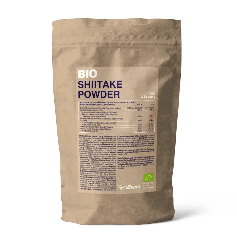 BIO Shiitake-Pulver - GymBeam