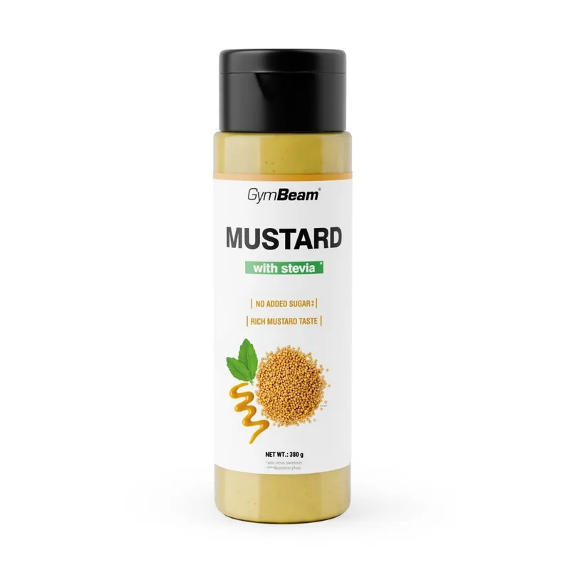 GymBeam Food Senf mit Stevia - GymBeam – GymBeam 380 g