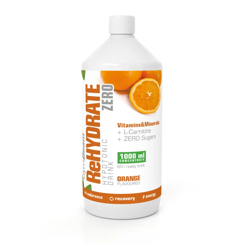 Ionic drink ReHydrate ZERO - GymBeam pink grapefruit - 1000 ml 1000 ml
