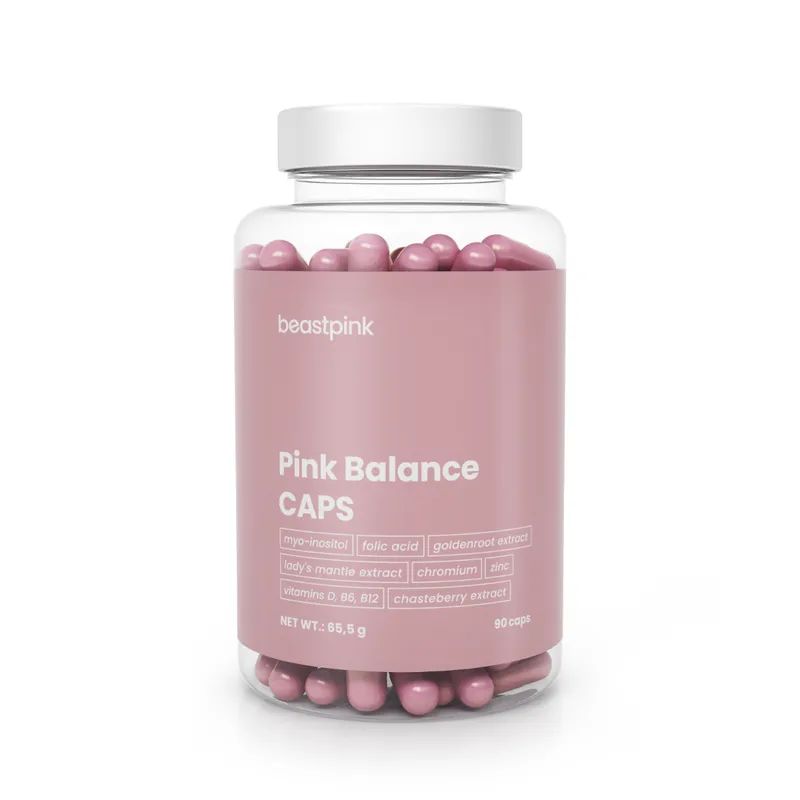 GymBeam BeastPink Pink Balance - GymBeam – GymBeam 90 caps
