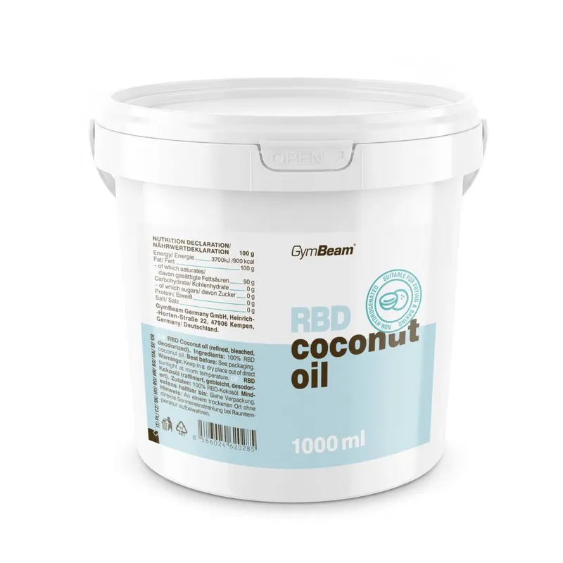 RBD Kokosöl - GymBeam 1000 ml GymBeam 1000 ml