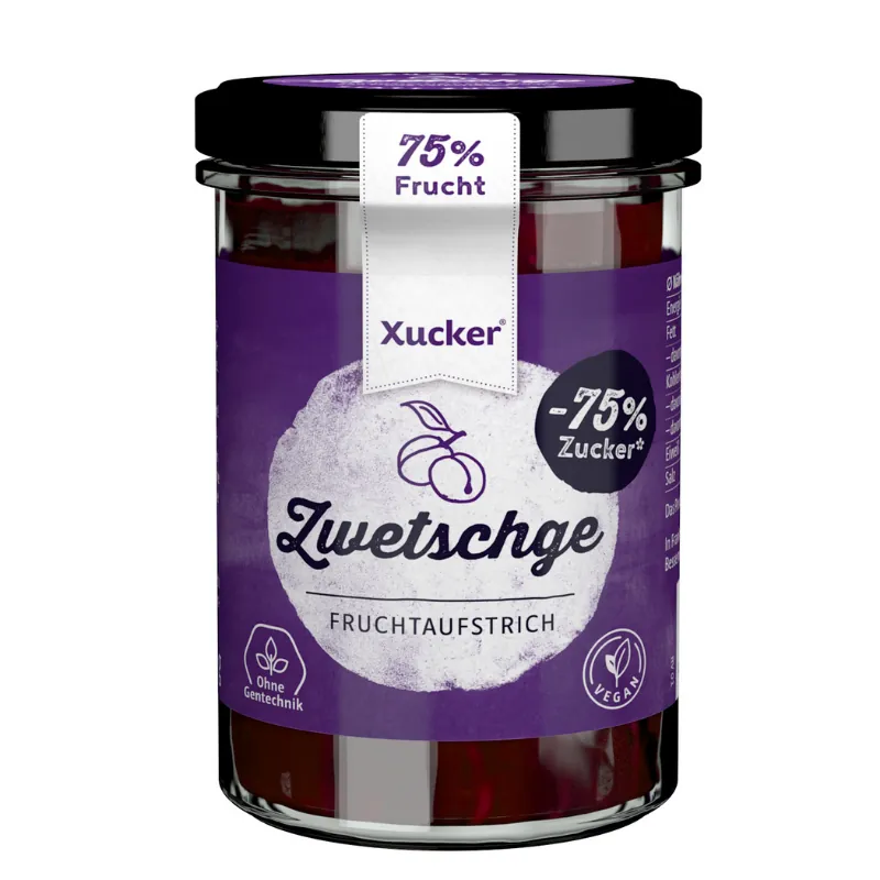 Xucker Fruchtaufstrich Zwetschge - Xucker