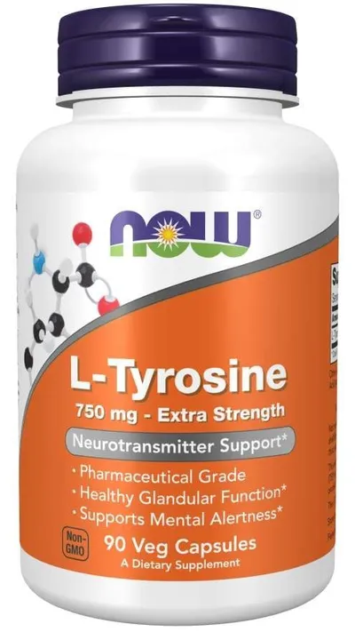 L-Tyrosin 750 mg Extra Stark - NOW Foods