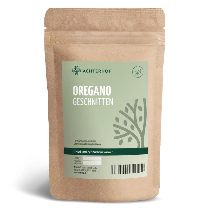 Oregano geschnitten
