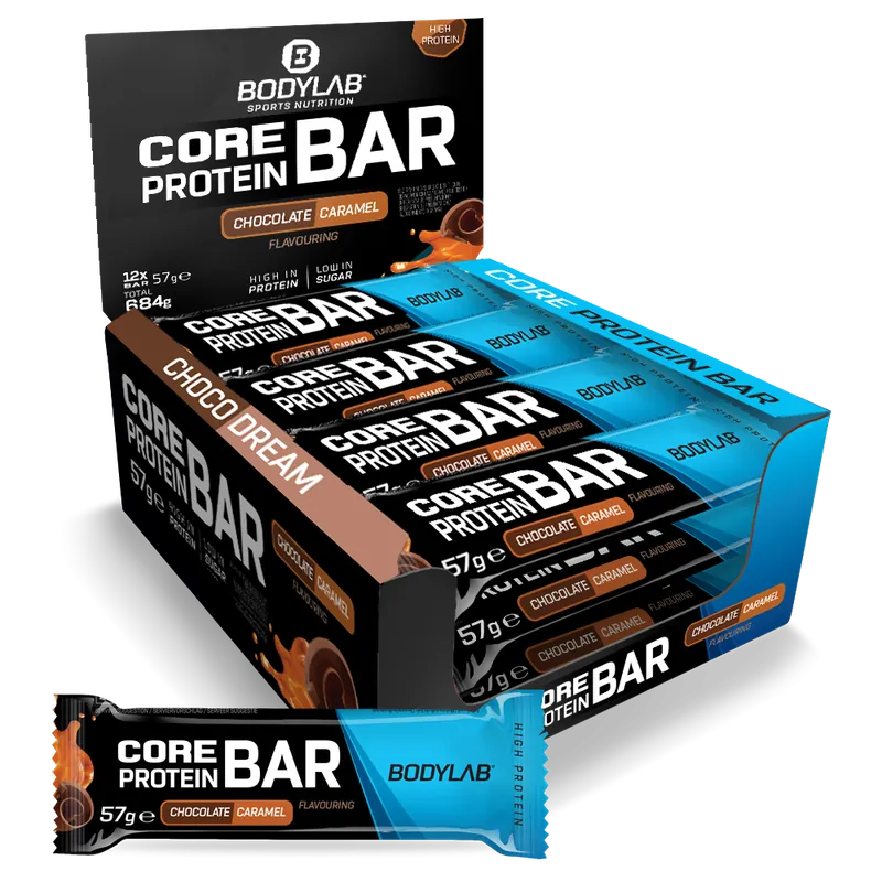 BODYLAB Core Protein Bar (12x57g) Salted Caramel – 684 g