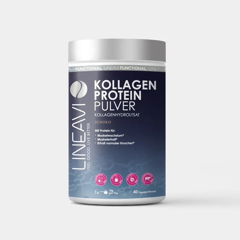 LINEAVI Kollagen Proteinpulver (400g) Vanille – 400 g