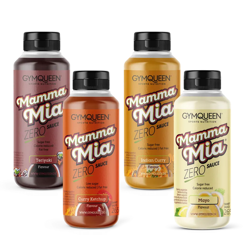 GYMQUEEN Mamma Mia Zero Saucen 4er Pack
