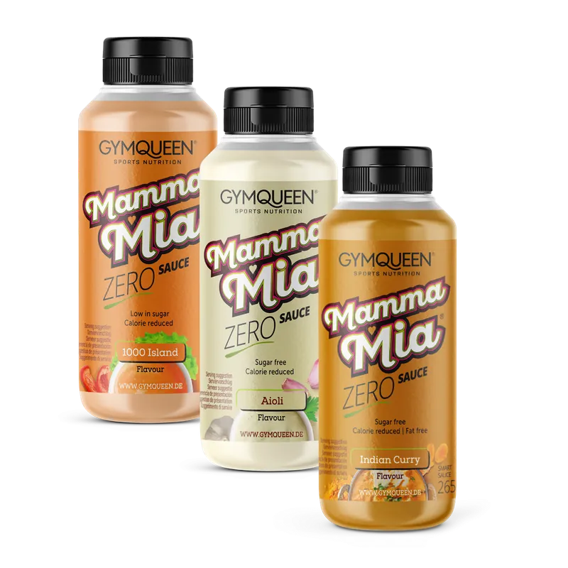 GYMQUEEN Mamma Mia Zero Saucen 3er Pack