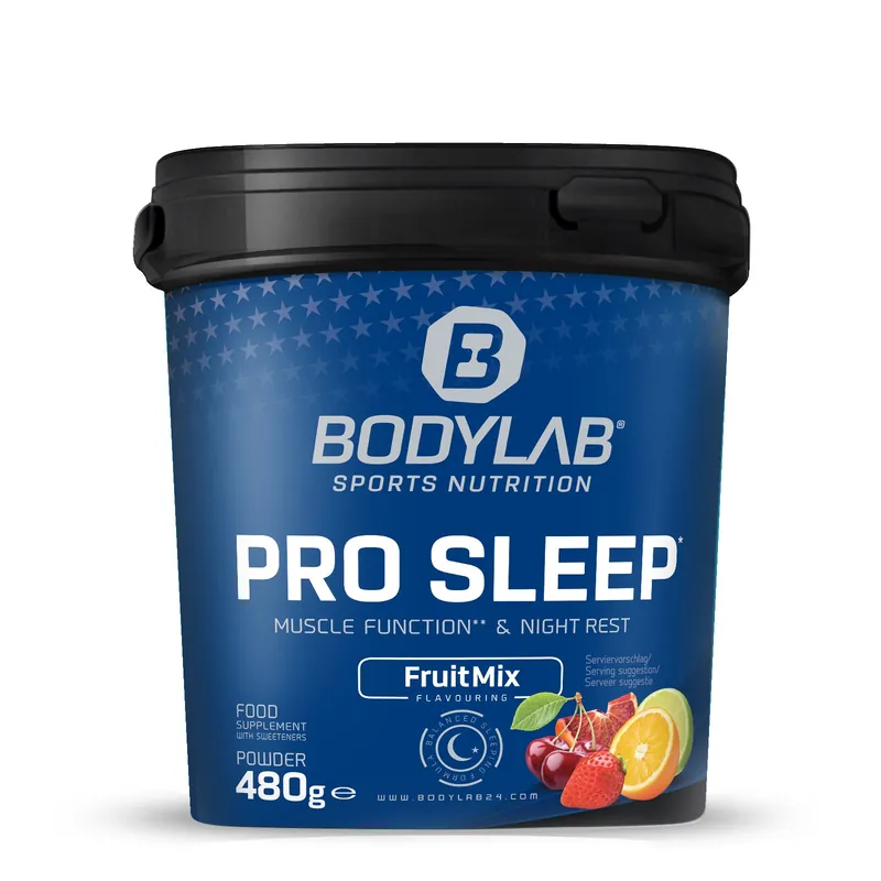 BODYLAB Pro Sleep - Muscle Function & Night Rest - Fruit Mix Flavor (480g) – 480 g