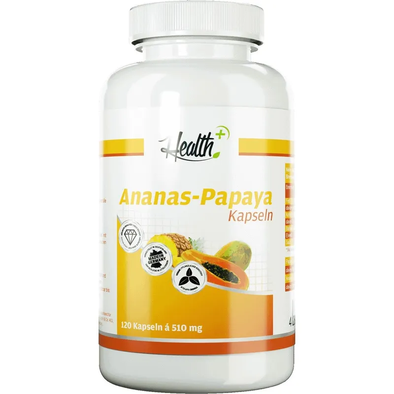 ZEC+ Nutrition Health+ Ananas-Papaya-Enzyme (120 Kapseln)