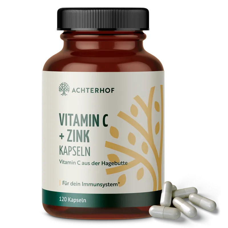 Vitamin C + Zink Kapseln (120 Kapseln)